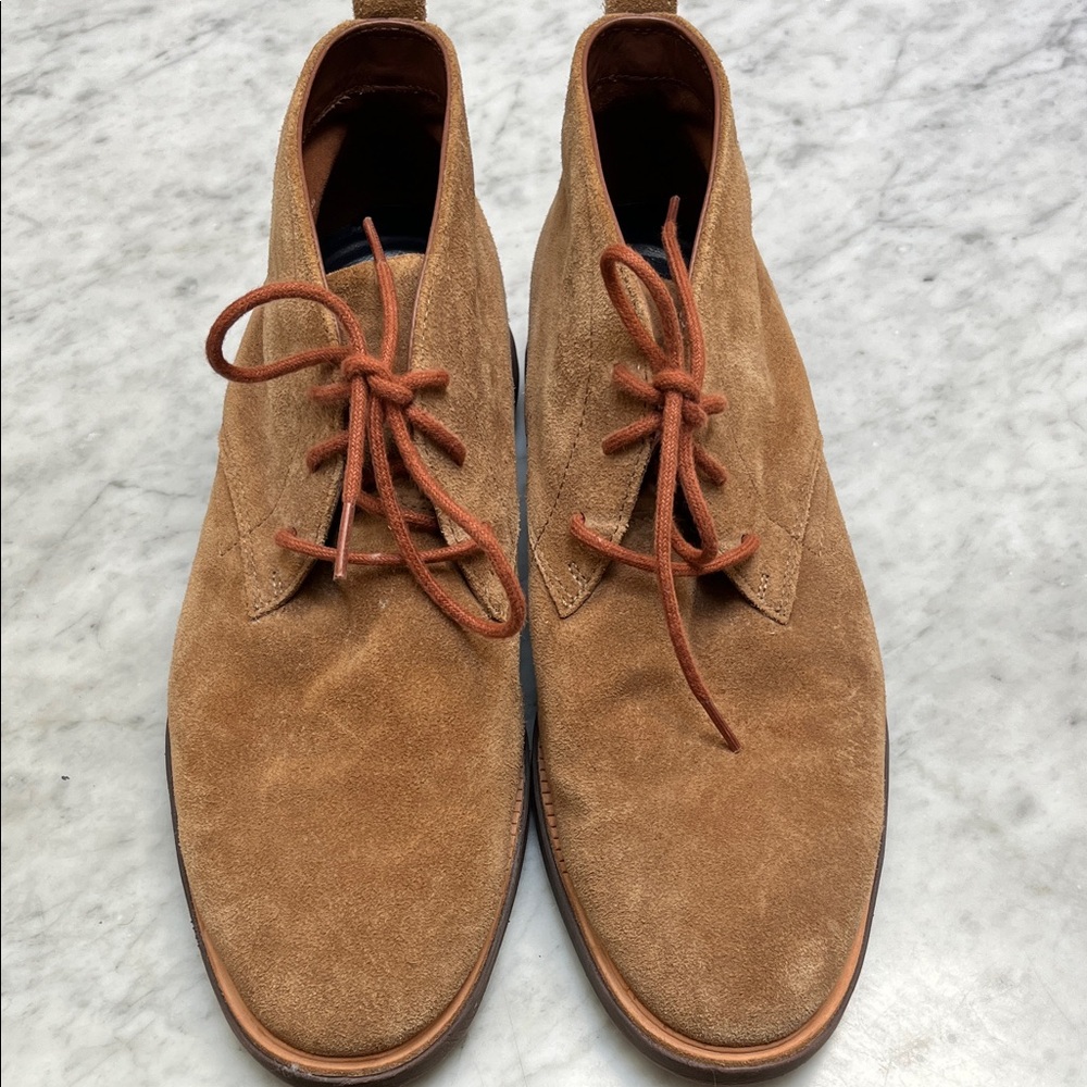 Cole Haan Tan Suede Chukka Boots